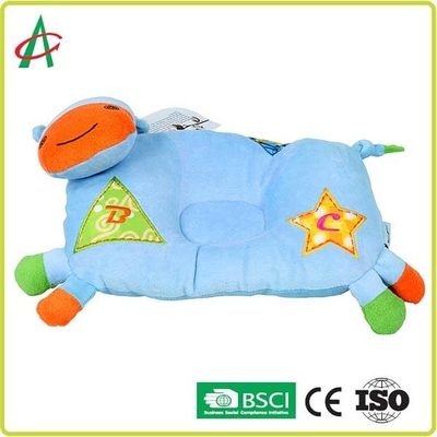 Oreiller de vache à peluche de fibre de polyester, les oreillers animaux des enfants de 28cmx22cm