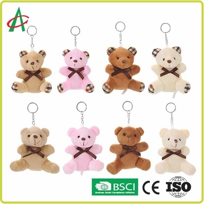 certificat du porte-clés BSCI de Teddy Bear Handcraft With Metal de peluche de 8cm