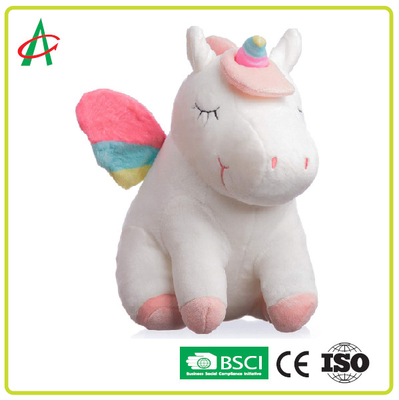 Cadeau animal d'Unicorn Soft Plush Toy Stuffed de musique et d'allumer