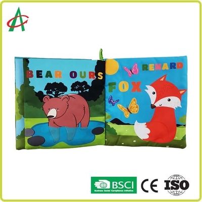 Livres EN71 mous pour des nourrissons, livre de bébé de peluche de 20cm