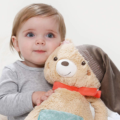 SNAS Toy Bear Bright Colors mou 44x24x13cm pendant 0-4 années