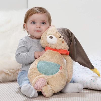 SNAS Toy Bear Bright Colors mou 44x24x13cm pendant 0-4 années