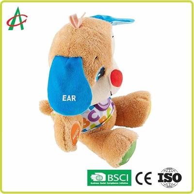 12&quot; doux superbe bouledogue musical de jouets de peluche pour des bébés