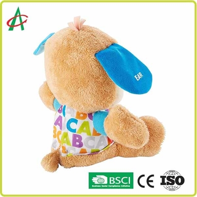 12&quot; doux superbe bouledogue musical de jouets de peluche pour des bébés