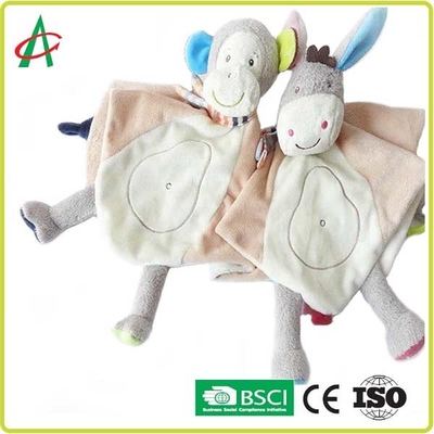 Jouet nouveau-né d'édredon de boa mou, 13&quot; peluche d'âne