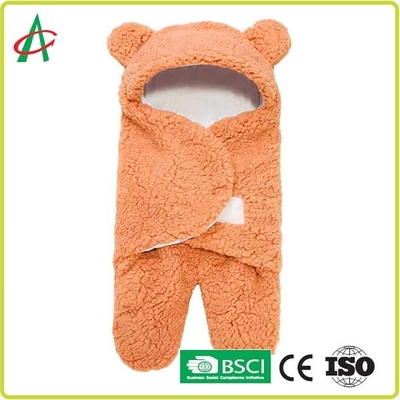 Fonctionnel ultra doucement multi infantile pelucheux de sac de couchage de H55cm