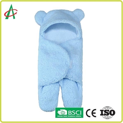 Fonctionnel ultra doucement multi infantile pelucheux de sac de couchage de H55cm