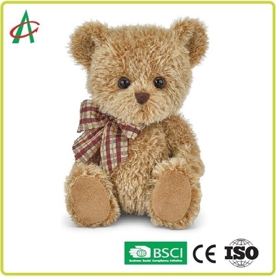 10,5 " X 7" Shaggy Brown Plush Teddy Bear pour Valentine Gift