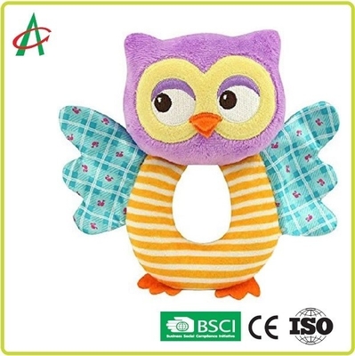 Bébés d'Owl Soft Rattle Toys For