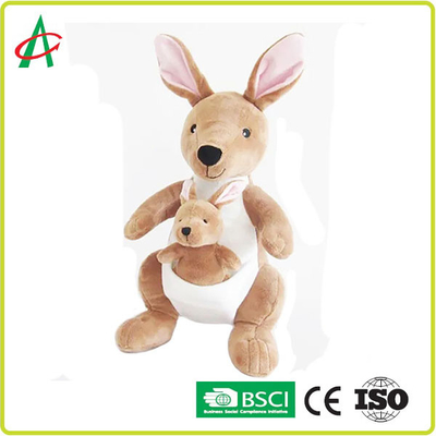 Peluche de kangourou de bébé d'ASTM 8 pouces de traitement adapté aux besoins du client