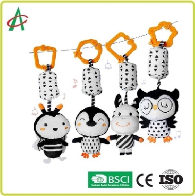 jouets accrochants de poussette de huche, 9,45 pouces de bébé Ring Rattle