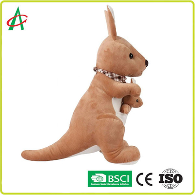 Peluche de kangourou de bébé d'ASTM 8 pouces de traitement adapté aux besoins du client