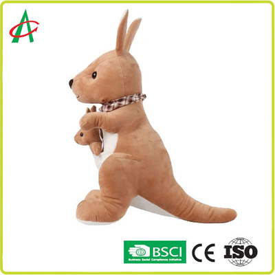 Peluche de kangourou de bébé d'ASTM 8 pouces de traitement adapté aux besoins du client