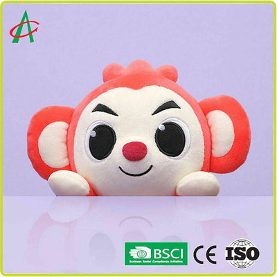 OEM 8" jouets animaux de peluche de bébé, certificat de la poupée BSCI de peluche de singe