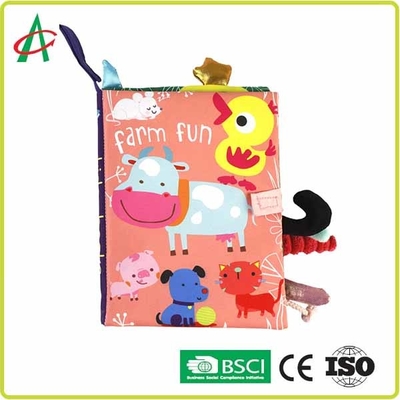 livres mous de 23cm pour des nourrissons, livres de chiffon ISO9001 pour des bébés