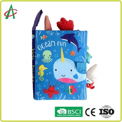 livres mous de 23cm pour des nourrissons, livres de chiffon ISO9001 pour des bébés