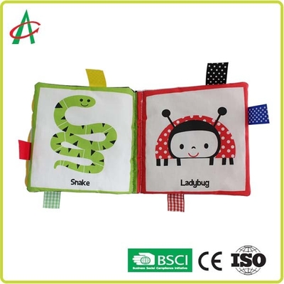 livre mou de l'activité 3D de 23cm, livres de tissu EN71 pour des bébés