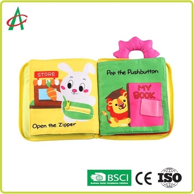Illustrations adorables molles du livre 22cm d'activité de bébé de bande dessinée de broderie