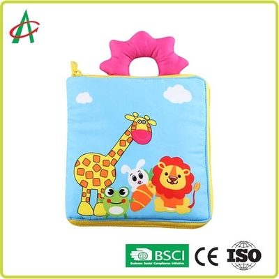 Illustrations adorables molles du livre 22cm d'activité de bébé de bande dessinée de broderie