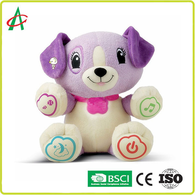 Peluches EN71 musicales intelligentes pour des bébés 8 pouces 12 pouces
