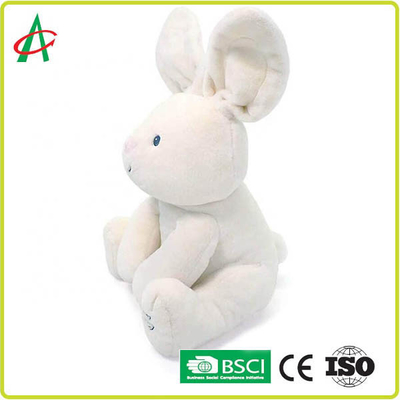 Lapin bourré par lapin 30cm musical éducatif de jouets de peluche d'enfants