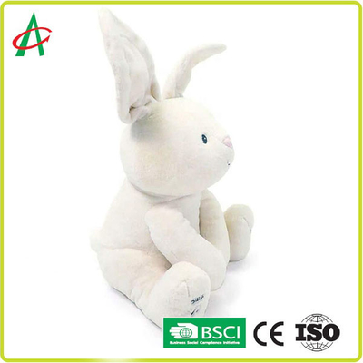 Lapin bourré par lapin 30cm musical éducatif de jouets de peluche d'enfants