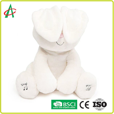 Lapin bourré par lapin 30cm musical éducatif de jouets de peluche d'enfants