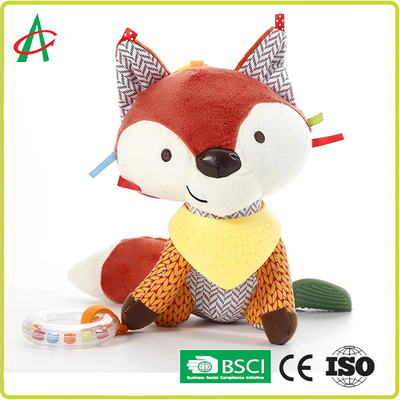 musique mignonne de Fox de hochet de peluche de bébé de 25cm jouant la norme EN71