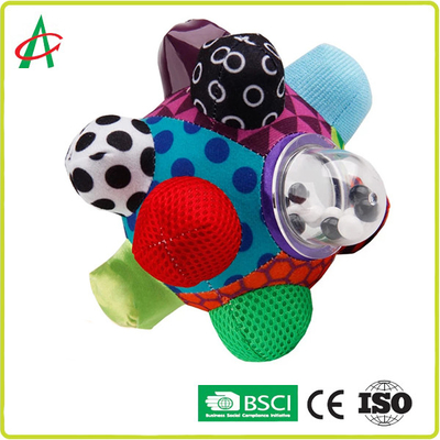 norme douce superbe du tissu CPSIA de peluche de boule de hochet de bébé de 25cm
