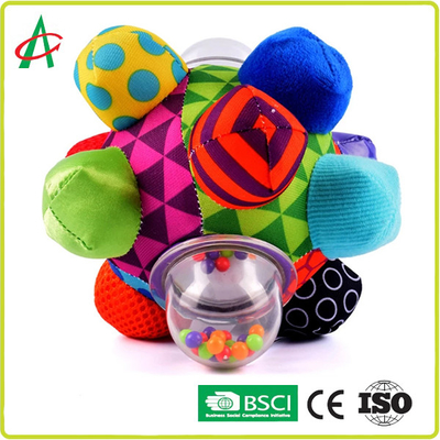norme douce superbe du tissu CPSIA de peluche de boule de hochet de bébé de 25cm