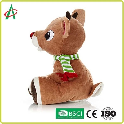 Peluches musicales de renne pour des nourrissons 8,5 pouces