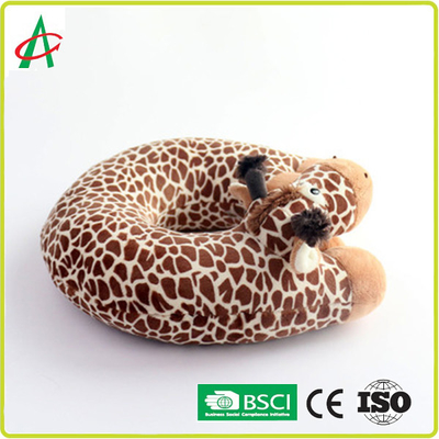Angelber 30cm U forment la bande dessinée mignonne de girafe d'oreiller de cou pour le voyage