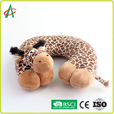 Angelber 30cm U forment la bande dessinée mignonne de girafe d'oreiller de cou pour le voyage
