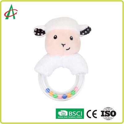 Certification de la CE de polyester du hochet 100 de peluche de bébé du lapin 21x8.5cm