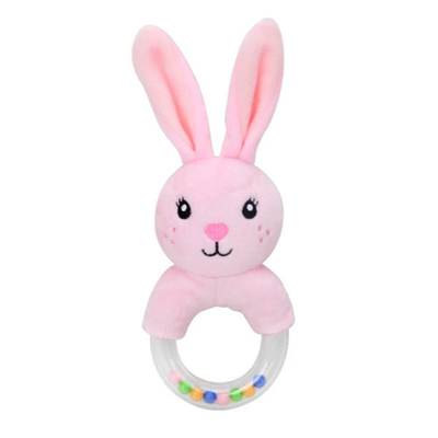 Hochet d'ours de bébé de la CE, hochet de peluche de 21cmx8.5cm