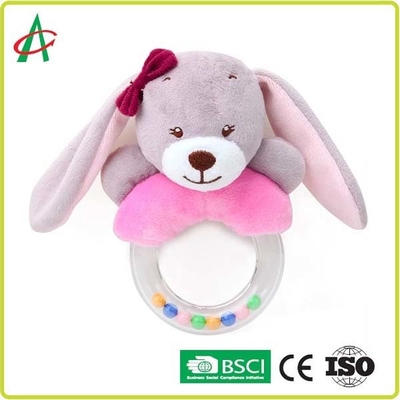 Hochet d'ours de bébé de la CE, hochet de peluche de 21cmx8.5cm