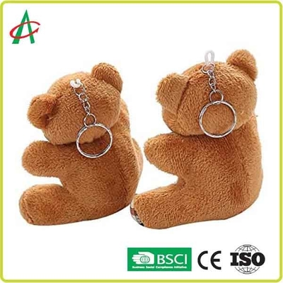 certificat du porte-clés BSCI de Teddy Bear Handcraft With Metal de peluche de 8cm