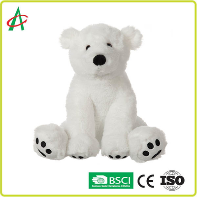 12 pouces caressent les jouets bourrés, peluche d'ours blanc de SNAS