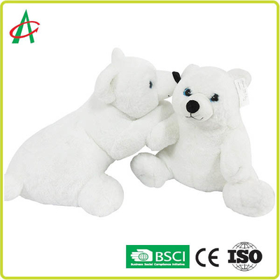 12 pouces caressent les jouets bourrés, peluche d'ours blanc de SNAS