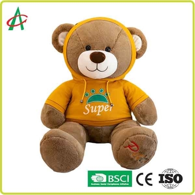 Hoodie de Teddy Bear Reinforced Stitching With de peluche de la CE 30cm