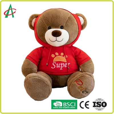 Hoodie de Teddy Bear Reinforced Stitching With de peluche de la CE 30cm