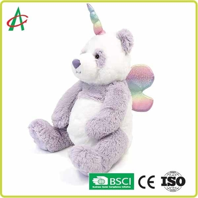 9" Panda Unicorn Stuffed Animal câlin avec la norme des ailes EN71