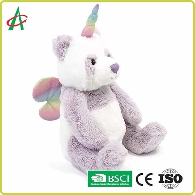 9" Panda Unicorn Stuffed Animal câlin avec la norme des ailes EN71