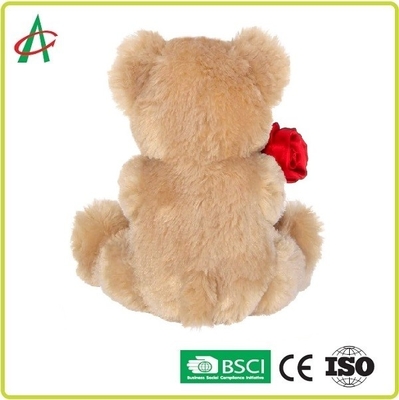 9,45 pouces de peluche de participation de Teddy Bear ont monté avec le certificat bronzage mou de la CE de fourrure