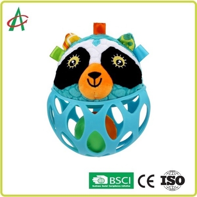 Formation fine de mouvement de main de hochet de peluche de bébé de la catégorie comestible L14cm