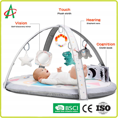 Le bébé nouveau-né d'Angelber CPSC jouent le livre de tissu de Mat With Ball Pit And