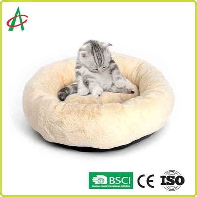 Couverture pelucheuse de chien de rectangle, lit mou d'animal familier de CPSC avec l'anti fond de glissement