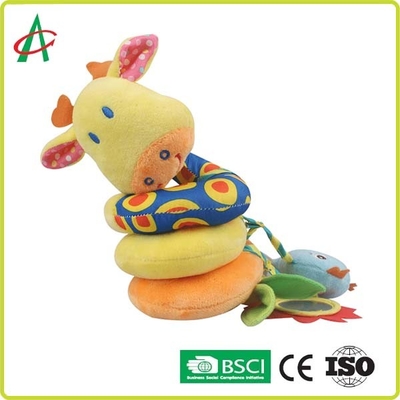 Jouet mou 68cm*35cm de landau de spirale de boa avec la peluche Duck And Mirror
