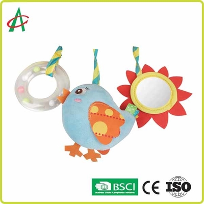 Jouet mou 68cm*35cm de landau de spirale de boa avec la peluche Duck And Mirror