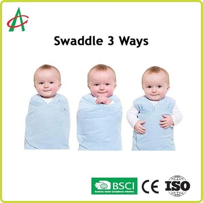 Sac de couchage de Sleeptime du bébé EN71, 11" sac pesé nouveau-né à sommeil